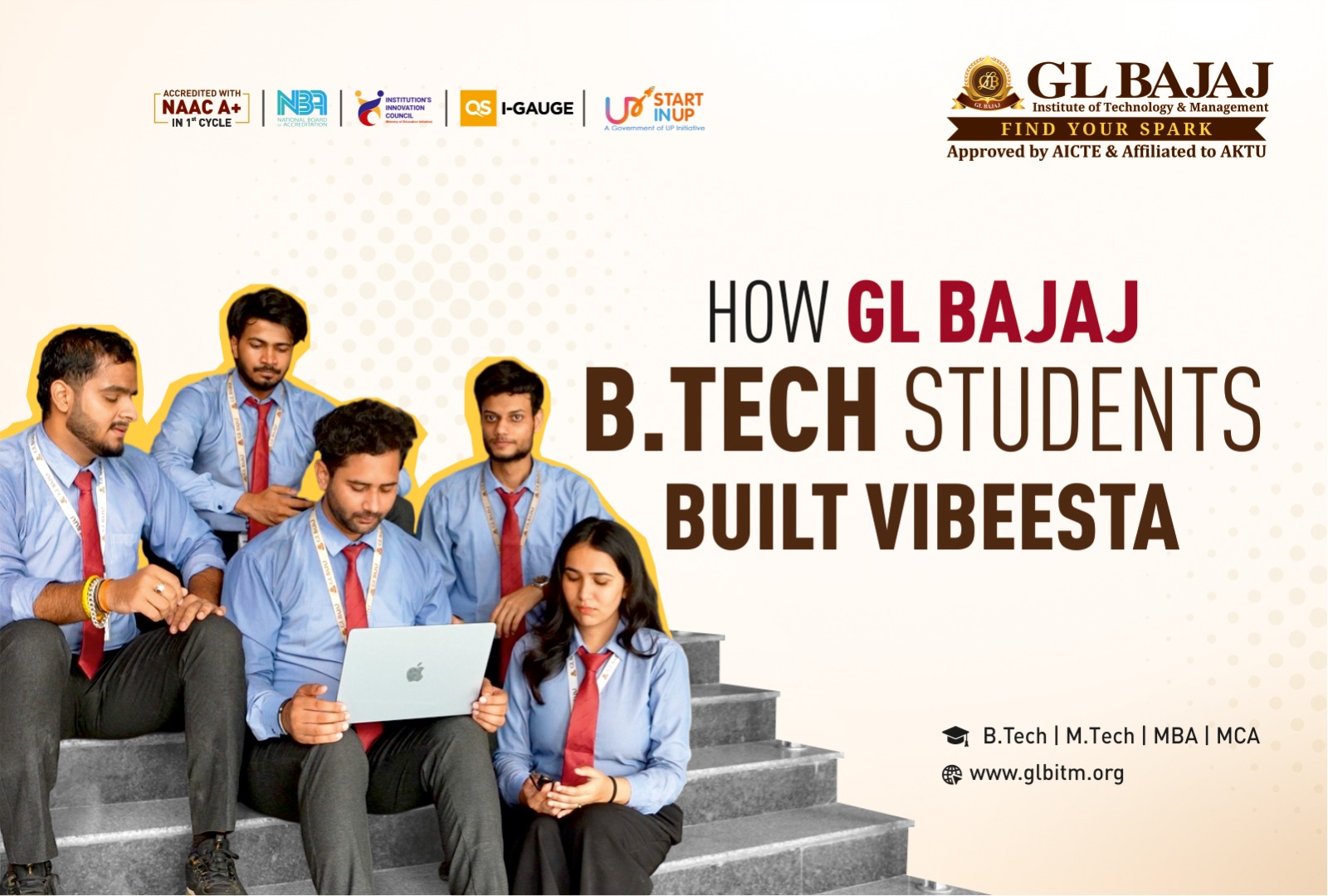 From a Missed College Event to a Startup: How GL Bajaj Students Built Vibeesta