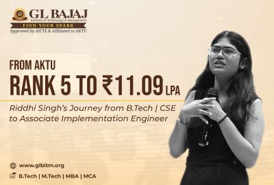 From AKTU Rank 5 to ₹11.09 LPA: Riddhi Singh’s Journey from B.Tech CSE to Associate Implementation Engineer