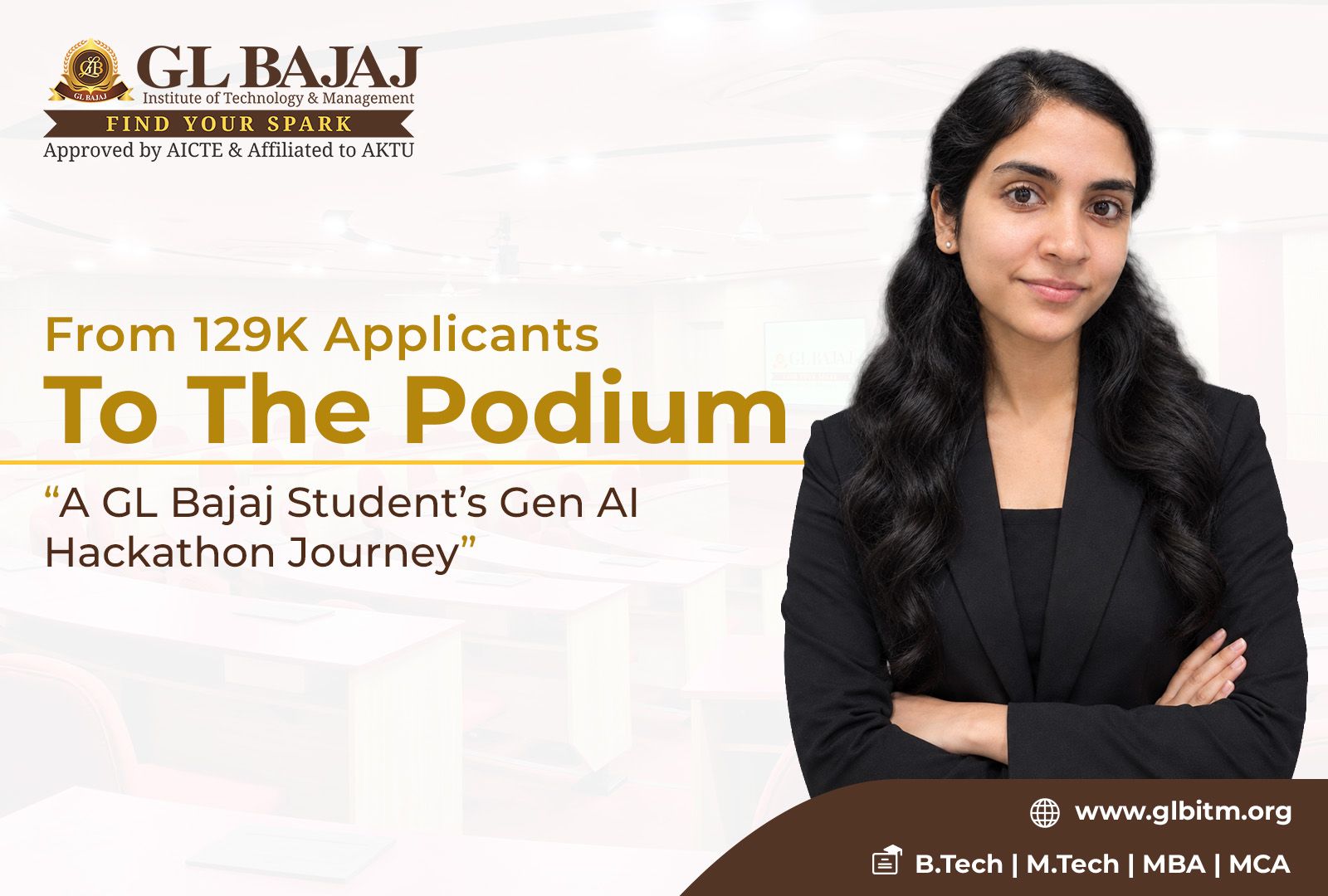 From 129K Applicants to the Podium: A GL Bajaj Student’s GenAI Hackathon Journey