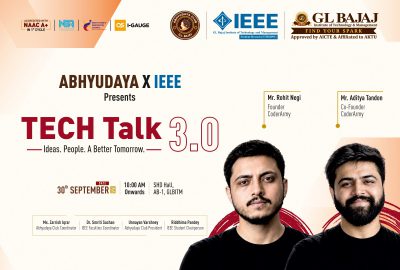Tech Talk 3.0 at GL Bajaj: A Step Towards Future-Ready AI, AIML and Data Science Learning