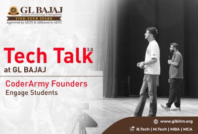 Tech Talk 3.0 at GL Bajaj: CoderArmy Founders Engage Students in a Power Packed Technology Session