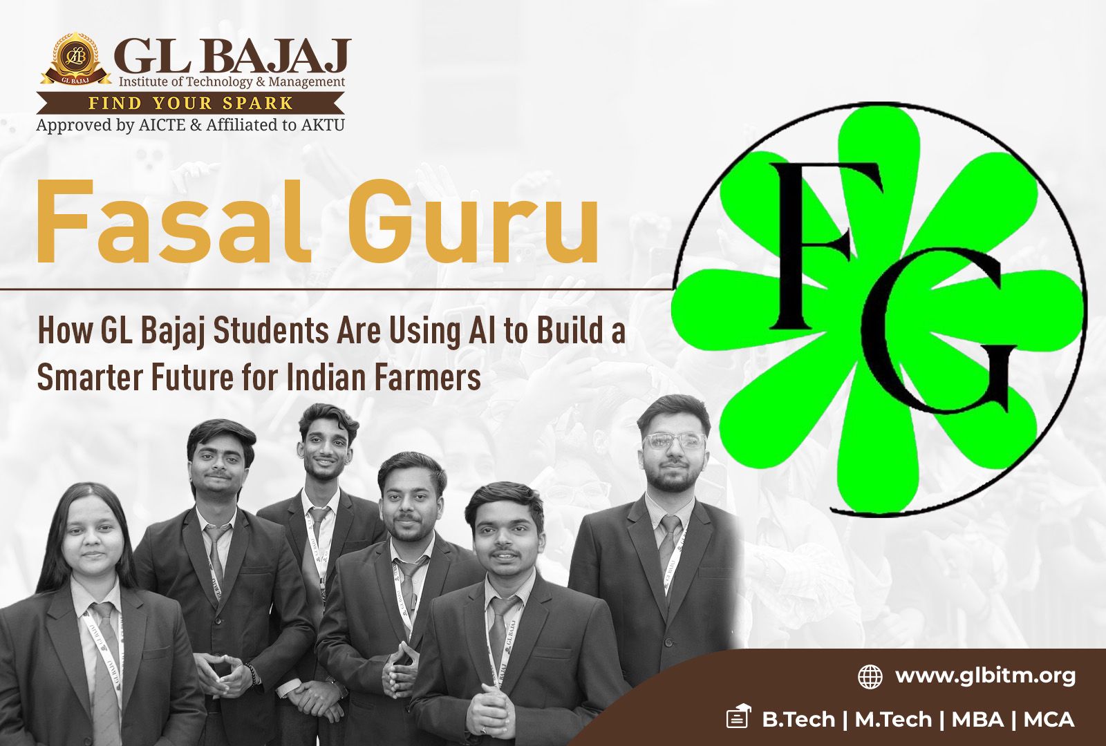 FASALGuru: How GL Bajaj Students Are Using AI to Build a Smarter Future for Indian Farmers